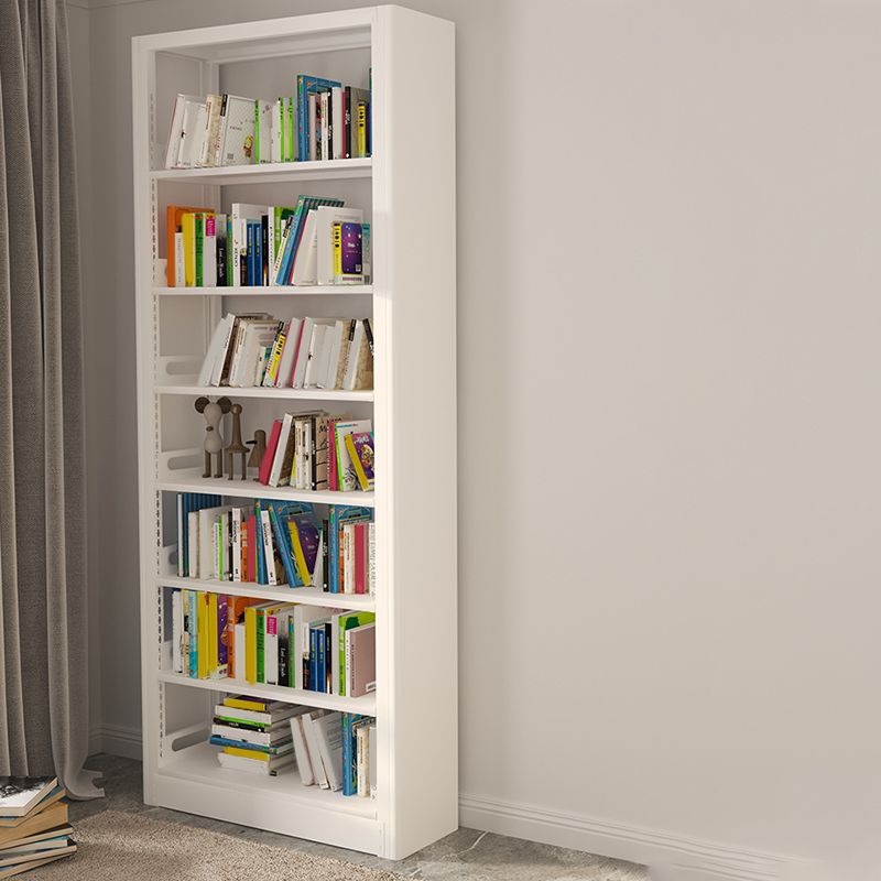 Modern Open Back Bookshelf Vertical Metal Bookcase with Shelves Clearhalo 'Bookcases' 'furn' 'furn_bookcases' 'Furniture' 'Office Furniture' 1200x1200_1d791956-55b6-4398-a4c8-83e4212b1024