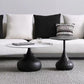 Round Slate Coffee Table Set Metal Pedestal Simple Cocktail Table Clearhalo 'Coffee & Accent Tables' 'Coffee Tables' 'coffee_tables' 'furn' 'furn_coffee_tables' 'Furniture' 'Living Room Furniture' 1200x1200_1d7b4589-9f1a-478f-913e-5ffcae9fa4d3