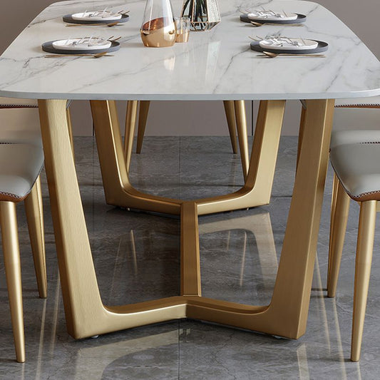 ノルディックグラム長方形焼結石テーブルセット1/2/5/6/7ピースダイニングセット