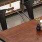 Retro Industrial Style Rectangular Solid Wood Dining Table for Coffee House and Milk Tea