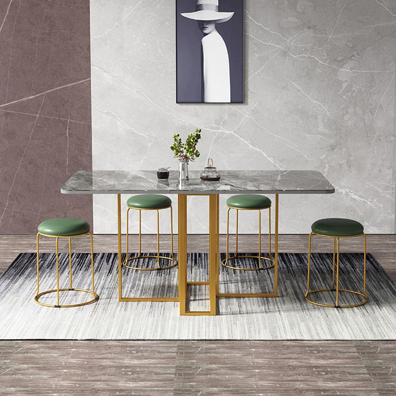 RECTANGE TABLE SIMPLICITE Meubles pliants en pierre, 59 "L x 31,5" W x 28,7 "H