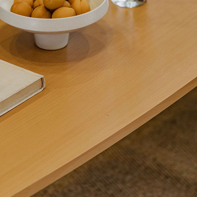 Wooden 4 Legs Cocktail Table Modern Rectangular Coffee Table for Living Room Clearhalo 'Coffee & Accent Tables' 'Coffee Tables' 'coffee_tables' 'furn' 'furn_coffee_tables' 'Furniture' 'furniture_coffee_tables' 'Living Room Furniture' 1200x1200_1d7de155-f331-4513-b764-5f431b321150