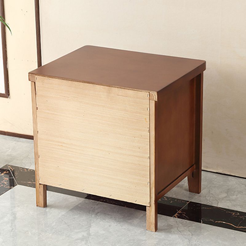 Gabinete de madera de goma tradicional de 20 "L x 20" H tradicional de madera de goma con 1 cortador