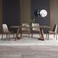 Designer Style 1/4/5/7 Pieces Dining Set Sintered Stone Dining Table with Leather Chairs Clearhalo 'Dining Room Sets' 'Dining Tables & Seating' 'dining_room_set' 'furn' 'furn_dining_room_set' 'Furniture' 'furniture_dining_room_set' 'Kitchen & Dining Furniture' 1200x1200_1d809f46-6bf3-4111-bc60-c6b63e662029