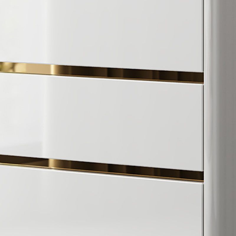 Glam Stone Bedroom Chest 16" Wide Storage Chest in White with Drawers Clearhalo 'Bedroom Furniture' 'Dressers & Chests' 'dressers_chests' 'furn' 'furn_dressers_chests' 'Furniture' 1200x1200_1d814430-1ef6-44fe-8033-157f1a4bf1ce