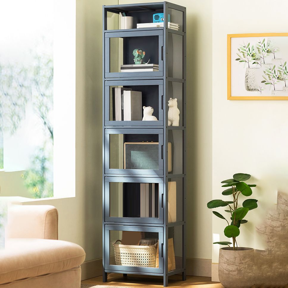 Contemporary Rectangle Accent Cabinet, Brown/Natural/Grey Cabinet with Doors Clearhalo 'Cabinets & Chests' 'cabinets_chests' 'furn' 'furn_cabinets_chests' 'Furniture' 'Living Room Furniture' 1200x1200_1d842b97-3b46-4bcd-84b9-5525ecc29c9f