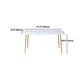Gold Iron 4 Legs Dining Table Stone Center Top Traditional Luxury Dining Table Clearhalo 'Dining Tables & Seating' 'Dining Tables' 'dining_table' 'furn' 'furn_dining_table' 'Furniture' 'furniture_dining_table' 'Kitchen & Dining Furniture' 'kitchen' 'kitchen_dining_table' 1200x1200_1d85cb12-7b59-4b5d-8dd4-7e158a671ec9