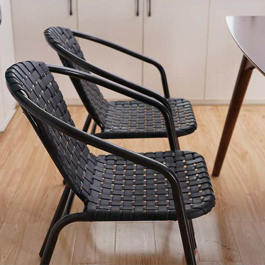 Eigentijdse stijl armstoel plastic dineren accentstoel voor eetkamer