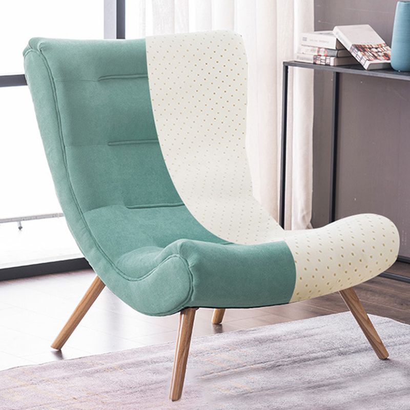 Sedia accento senza braccio imbottita soggiorno sedia del divano dormiente in 40 "l x 32" w x 29,5 "h