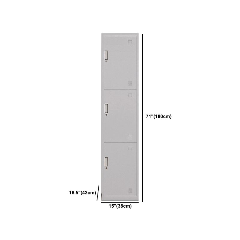 Contemporary Hinged Wardrobe Cabinet Steel Wardrobe Closet for Home