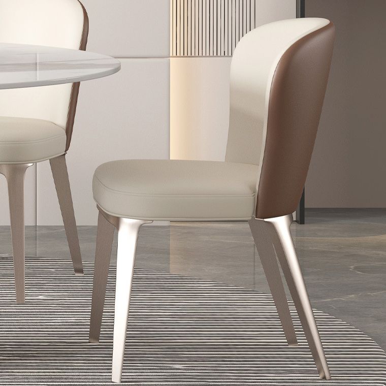 Modern Round Sintered Stone Dining Room Set Space-Saving Design Dining Table Furniture Clearhalo 'Dining Room Sets' 'Dining Tables & Seating' 'dining_room_set' 'furn' 'furn_dining_room_set' 'Furniture' 'furniture_dining_room_set' 'Kitchen & Dining Furniture' 'kitchen&dining_furn' 'kitchen' 1200x1200_1d88ec1e-d3aa-48ca-95ee-ab1c6c58a698