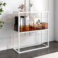 1-Tier-Standard-Bücherregal Modern Style Open Back Acrylbuchhandel