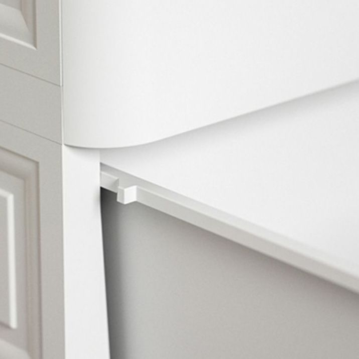 Modern Bedroom Matte Finish Cabinet Plastic Non-Hanging Armoire