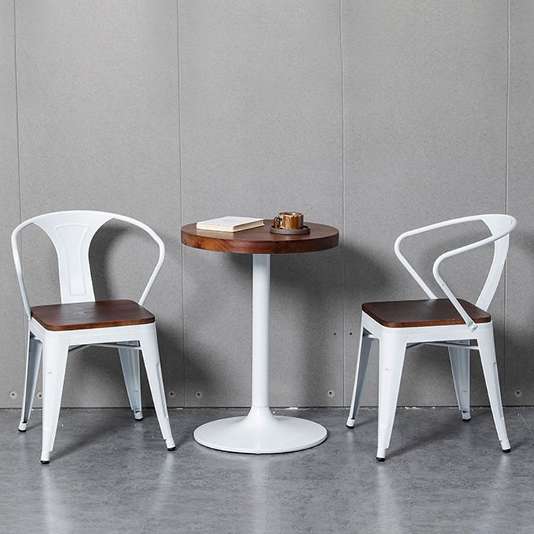 Metal Industrial Dining Chair Slat Back Stacking Arm Chair for Restaurant Clearhalo ' kitchen&dining_furn' 'Dining Chairs' 'Dining Tables & Seating' 'dining_chair' 'furn' 'furn_dining_chair' 'Furniture' 'furniture_dining_chair' 'Kitchen & Dining Furniture' 'kitchen' 1200x1200_1d8c2f54-bb1a-4ebf-8344-ab79ee7d1856