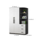 Engineered Wood Wardrobe Cabinet Modern Style Wardrobe Closet with Shelves