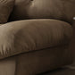 Brown Modern Armless Chesterfield Sofa with Bolster Pillows for Living Room, Apartment Clearhalo 'furn' 'furn_sofas' 'Furniture' 'furniture_sofas' 'Living Room Furniture' 'Sofa' 'sofas' 1200x1200_1d8de97e-5515-4b99-8fff-36f6919d6739