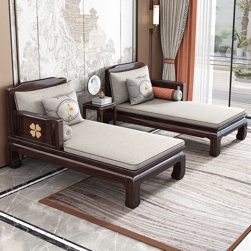 Square Arms Chaise Lounge Chair Gedempte chaise met kussen