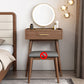 Traditional Wooden Makeup Vanity Set With Drawer for Bedroom Clearhalo 'Bedroom Furniture' 'furn' 'furn_makeup_vanities' 'Furniture' 'Makeup Vanities' 'makeup_vanities' 1200x1200_1d91b357-8293-4fa1-adda-1dc3bfa7d8b9