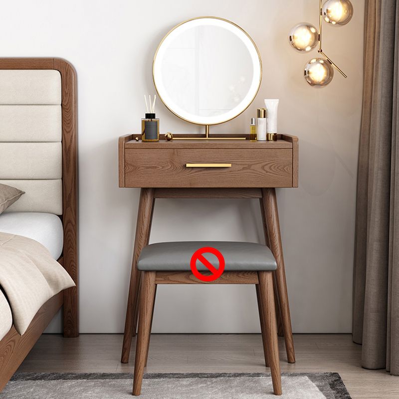 Traditional Wooden Makeup Vanity Set With Drawer for Bedroom Clearhalo 'Bedroom Furniture' 'furn' 'furn_makeup_vanities' 'Furniture' 'Makeup Vanities' 'makeup_vanities' 1200x1200_1d91b357-8293-4fa1-adda-1dc3bfa7d8b9