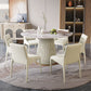 Glam Sintered Stone Dining Set 1/4/5/7 Pieces Dining Set for Dining Areas