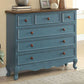 6 - Drawer Wooden Chest, Contemporary Rectangle Accent Chest