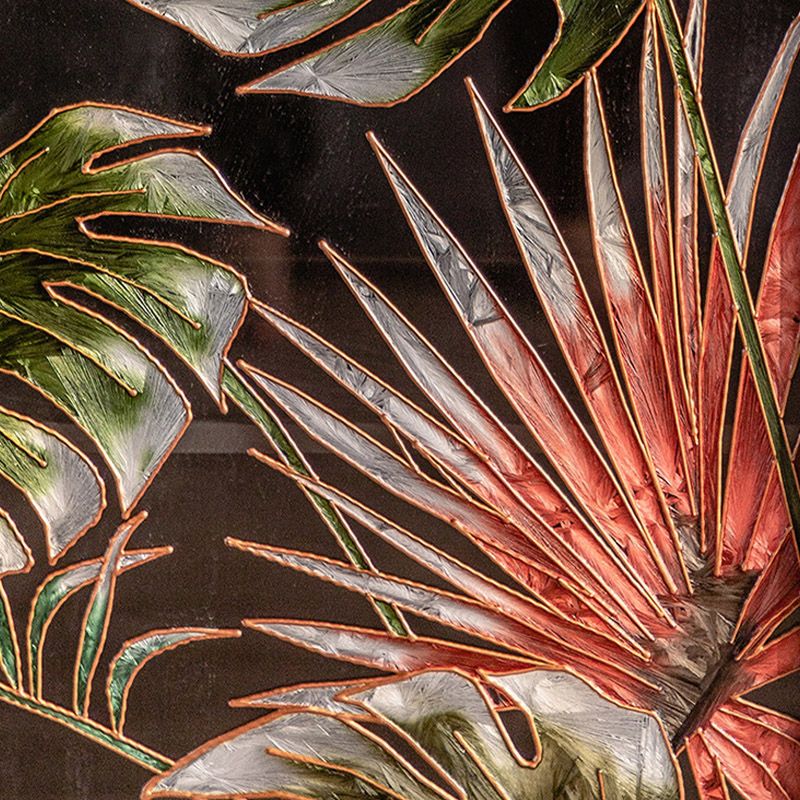 Glam Glass Door Sideboard Engineered Wood Side Board for Kitchen Use Clearhalo 'buffet_sideboard' 'Buffets & Sideboards' 'furn' 'furn_buffet_sideboard' 'Furniture' 'Kitchen & Dining Furniture' 1200x1200_1d97cab9-297b-4c9d-9b1c-c3a8ee0ffd1f