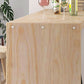 Natural Wood Counter Table with Rectangle Table Top Legs Table - 41.3" H Clearhalo 'Bar Furniture' 'Bar Tables' 'bar_tables' 'furn' 'furn_bar_tables' 'Furniture' 'furniture_bar_tables' 'Kitchen & Dining Furniture' 1200x1200_1d9b617e-f38c-4afc-aaa4-435a505bedd1