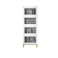 Glam Closed Back Standard Bookcase Manufactured Wood Bookcase with Glass Doors Clearhalo 'Bookcases' 'furn' 'furn_bookcases' 'Furniture' 'furniture_bookcases' 'kitchen' 'kitchen_bookcases' 'Living Room Furniture' 'Office Furniture' 1200x1200_1d9b81dc-4229-41ef-b54a-5f5f1d8cbda0
