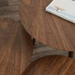 Table d'appoint d'appoint pour canapé scandinave, table d'appoint à trois broches, table d'appoint ronde