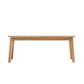 11.8 Inch Wide Modern Seating Bench Solid Wood Rubberwood Bench Clearhalo 'Benches' 'Chairs & Seating' 'furn' 'furn_benches' 'Furniture' 'Living Room Furniture' 1200x1200_1da01a11-b030-40bc-a584-0935f72df513