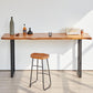 Pine Wood Top Bar Table Industrial Style Bar Table with Iron Sled Base