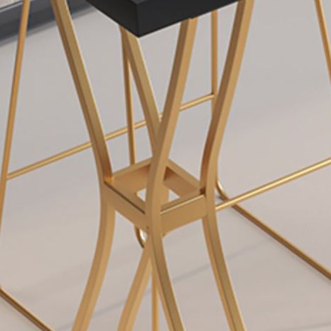 Glam Stone Bar Dining Table Rectangle Bar Table for Cafe And Breakroom Clearhalo 'Bar Furniture' 'Bar Tables' 'bar_tables' 'furn' 'furn_bar_tables' 'Furniture' 'Kitchen & Dining Furniture' 1200x1200_1da13f13-2dcd-4f49-8138-42602fd8fc91