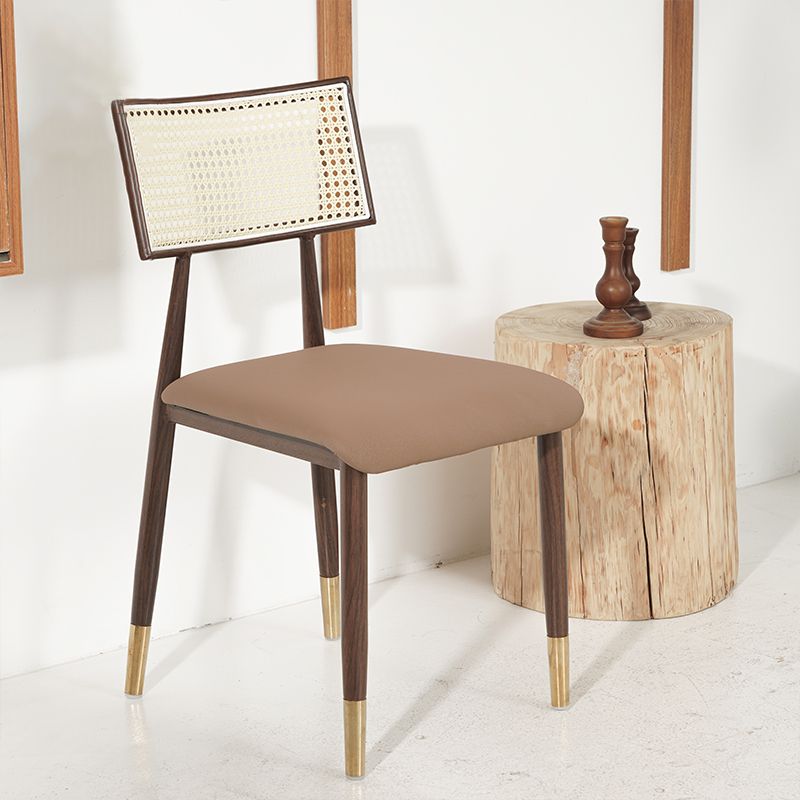 Nordic Style Dining Chairs Open Back Armless Chair for Kitchen with Metal Legs Clearhalo ' kitchen&dining_furn' 'Dining Chairs' 'Dining Tables & Seating' 'dining_chair' 'furn' 'furn_dining_chair' 'Furniture' 'furniture_dining_chair' 'Kitchen & Dining Furniture' 'kitchen' 1200x1200_1da3f263-d588-462e-8a4b-7fc56450a9cd