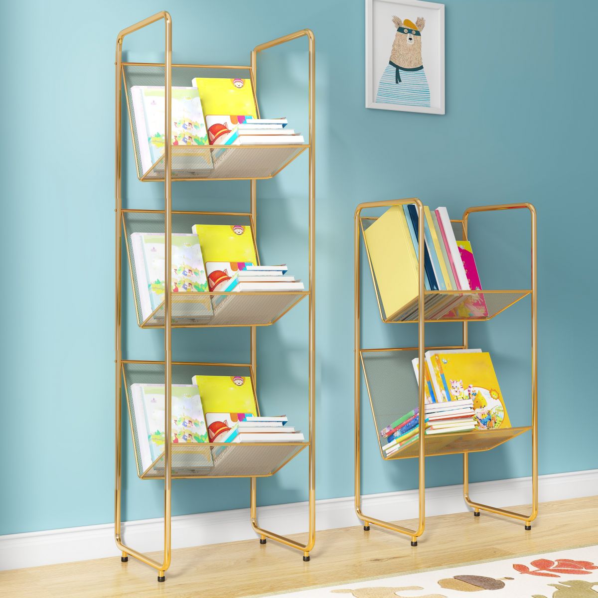 11.42 "B Librat de style contemporain de bibliothèque pour la salle d'étude et le bureau