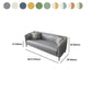 Modern Faux Leather Standard Sofa Tuxedo Arm for Living Room