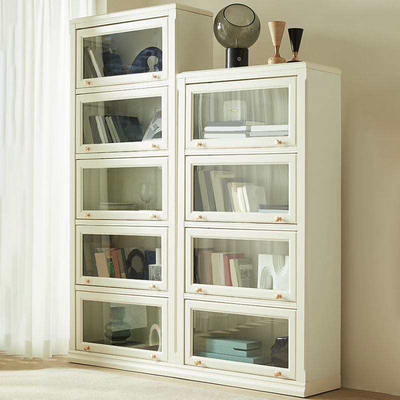White Standard Bookcase Contemporary Wooden Bookshelf with Shelves Clearhalo 'Bookcases' 'furn' 'furn_bookcases' 'Furniture' 'Office Furniture' 1200x1200_1daab589-cfaf-4f4e-baa7-87eaa02dbbeb