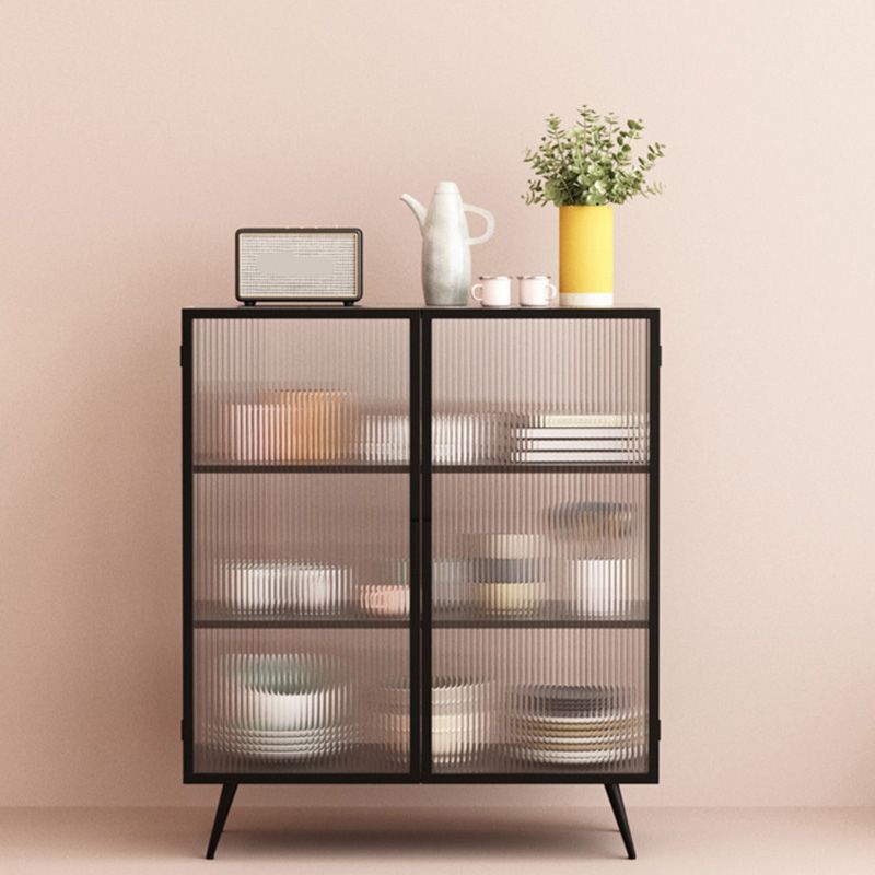 Sideboard in metallo moderno casa minimalista casa rettangolare con porta