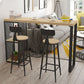 Glam Pub Height Dining Table Wooden Top Pub Table for Patio Use Clearhalo 'Bar Furniture' 'Bar Tables' 'bar_tables' 'furn' 'furn_bar_tables' 'Furniture' 'Kitchen & Dining Furniture' 1200x1200_1dac4d70-3c3d-4200-8f2c-094ab3b262bb
