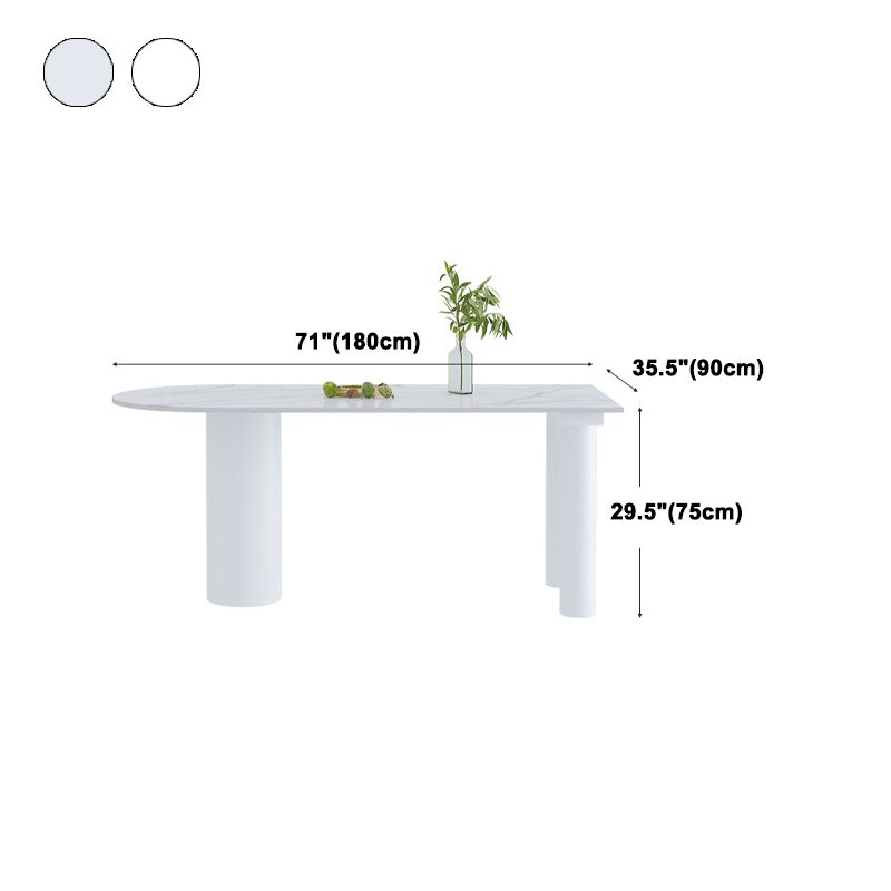 Designer Style Sintered Stone Dining Table Set 1/4/5 Pieces Home Dining Room Set