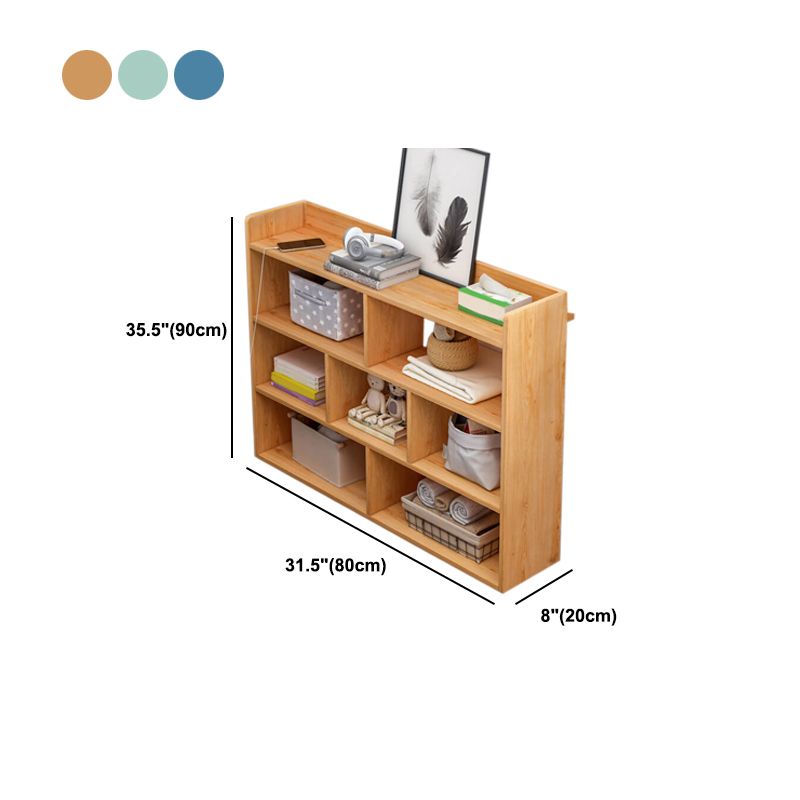 35,43 "Taltabo in legno alto tavolo da notte aperto con scaffali