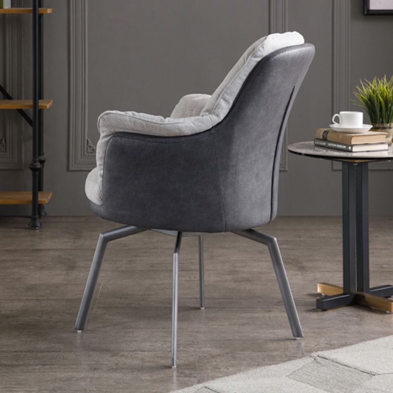 Sedia da ufficio in stile moderno casa sedia a braccioless con 4 gambe