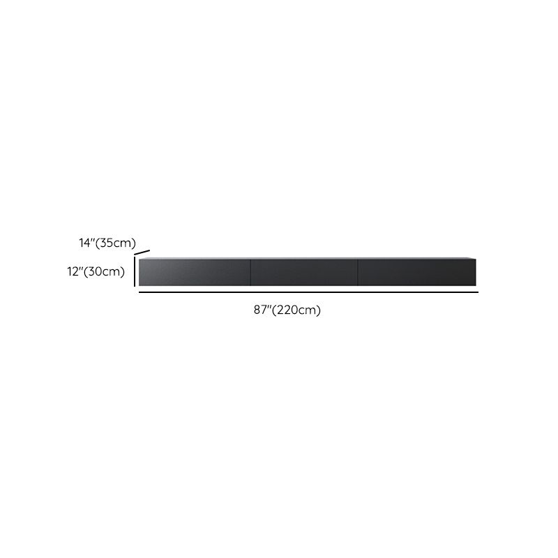 Modern Wood TV Media Stand Wall-mounted TV Console for Living Room Clearhalo 'furn' 'furn_tv_stands_entertainment_centers' 'Furniture' 'Living Room Furniture' 'TV Stands & Entertainment Centers' 'TV Stands & Media Storage Furniture' 'tv_stands_entertainment_centers' 1200x1200_1db4f381-afc3-4009-8c4f-85b28e95693c