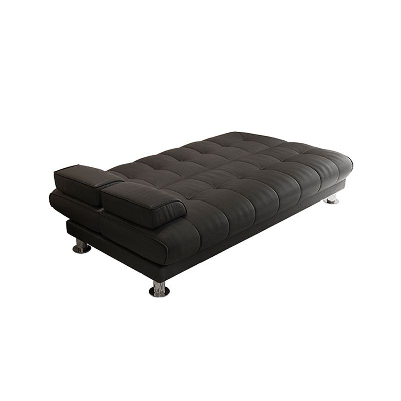 Biscuit Back Faux Leather Pillow Top Arm Sofa with Foldable and Stain Resistant Clearhalo 'furn' 'furn_sofas' 'Furniture' 'furniture_sofas' 'kitchen' 'kitchen_sofas' 'Living Room Furniture' 'Sofa' 'sofas' 1200x1200_1db51ec4-179e-40c1-949c-9c48dce1ee6e