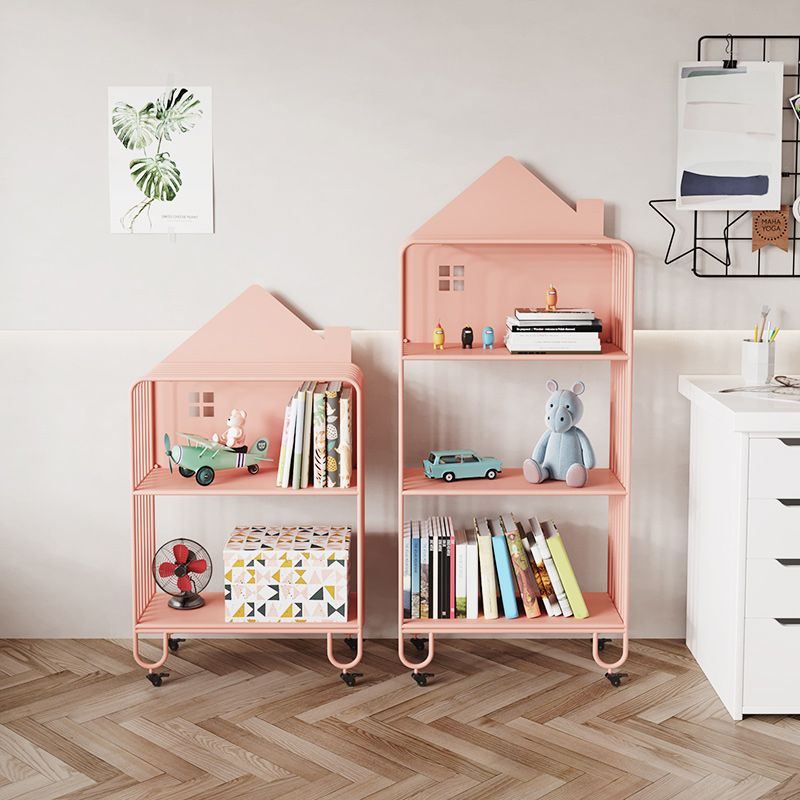 Contemporary Metal Bookshelf Standard Shelves Included Bookcase Clearhalo 'Bookcases' 'furn' 'furn_bookcases' 'Furniture' 'Office Furniture' 1200x1200_1db5e712-3492-4357-ba85-4360a4c9b301