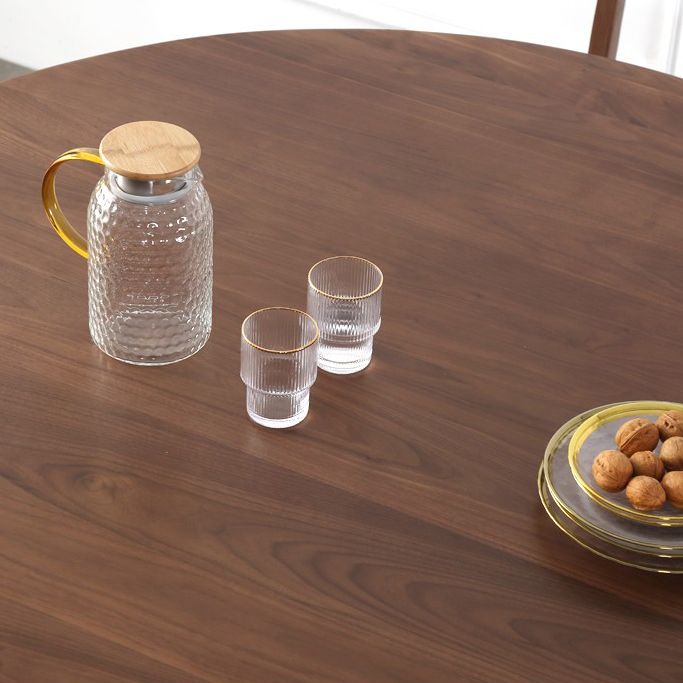 Round Dining Site Table Simplicity Style 4-foot Furniture with Turntable Clearhalo ' dining_table' 'Dining Tables & Seating' 'Dining Tables' 'furn' 'furn_dining_table' 'Furniture' 'furniture_dining_table' 'Kitchen & Dining Furniture' 'kitchen&dining_furn' 'kitchen' 'kitchen_dining_table' 1200x1200_1db64064-a9af-4fbb-88d3-e94337e38aae