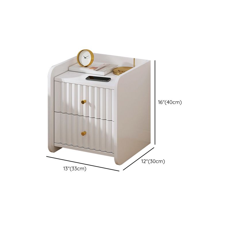 コンテンポラリーアクセントテーブルナイトスタンドアンティーク仕上げ引き出し引き出しベッドナイトスタンド