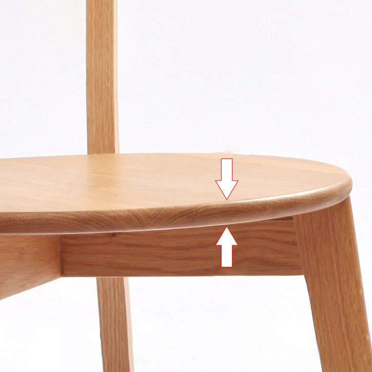 Contemporary Dining Armless Chair Matte Finish Solid Wood Open Back Chair Clearhalo ' kitchen&dining_furn' 'Dining Chairs' 'Dining Tables & Seating' 'dining_chair' 'Furniture' 'furniture_dining_chair' 'Kitchen & Dining Furniture' 'kitchen' 1200x1200_1dbb4113-eba8-4271-b7b8-de352fa90f77