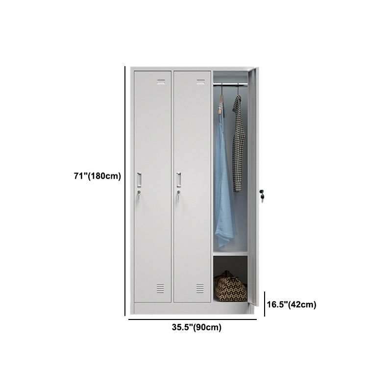 Gabinete contemporáneo de metal para el gabinete de almacenamiento de acero gris casero