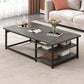 Frame Base Rectangular Modern Style Wood Table Metal Bottom Frame Coffee Table Clearhalo 'Coffee & Accent Tables' 'Coffee Tables' 'coffee_tables' 'furn' 'furn_coffee_tables' 'Furniture' 'Living Room Furniture' 1200x1200_1dbdf066-94fc-45de-a778-00b7088391fc