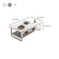 4 Legs Storage Coffee Table Set Modern Wood Rectangle Coffee Table Clearhalo 'Coffee & Accent Tables' 'Coffee Tables' 'coffee_tables' 'furn' 'furn_coffee_tables' 'Furniture' 'Living Room Furniture' 1200x1200_1dbfdcce-7048-4dfa-9a30-c383b6a226b7
